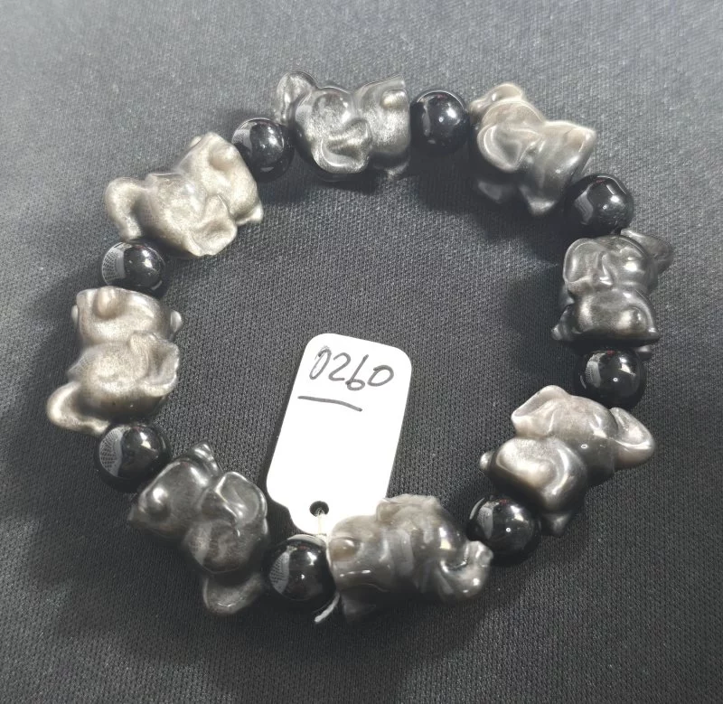 Silver Sheen Obsidian (ออบซิเดียนเงิน)