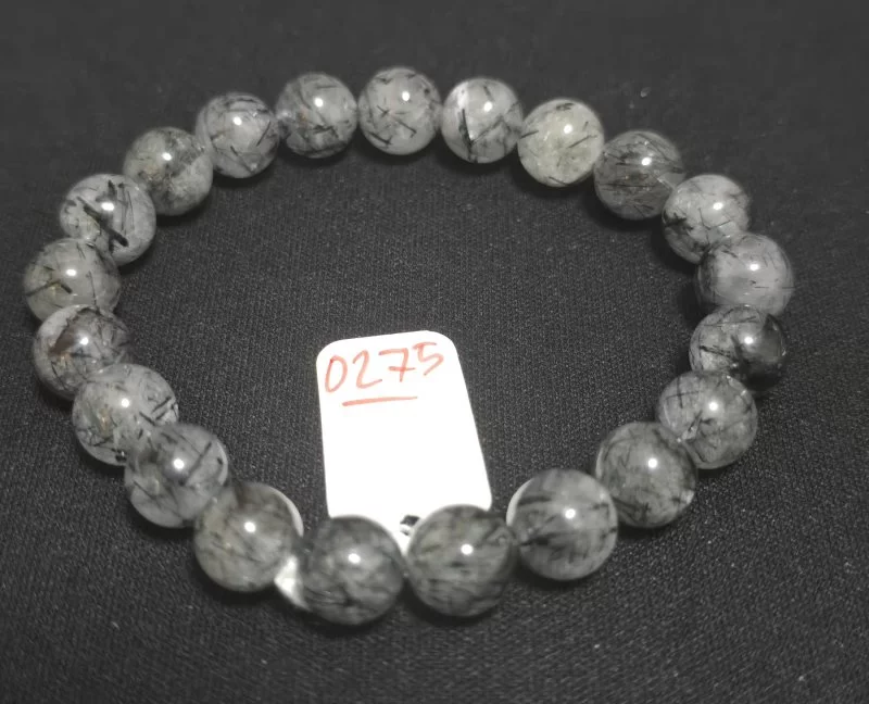 Black Rutilated Quartz (ควอตซ์ไหมสีดำ)