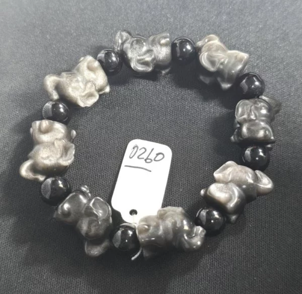 Silver Sheen Obsidian (ออบซิเดียนเงิน)