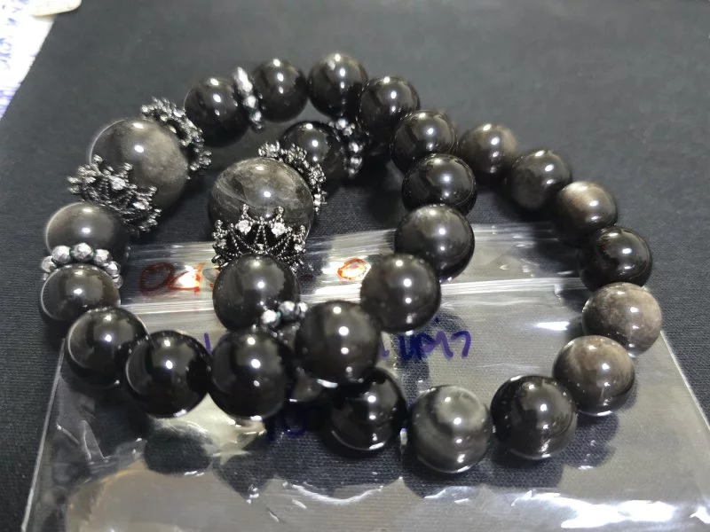 Silver Sheen Obsidian (ออบซิเดียนเงิน)