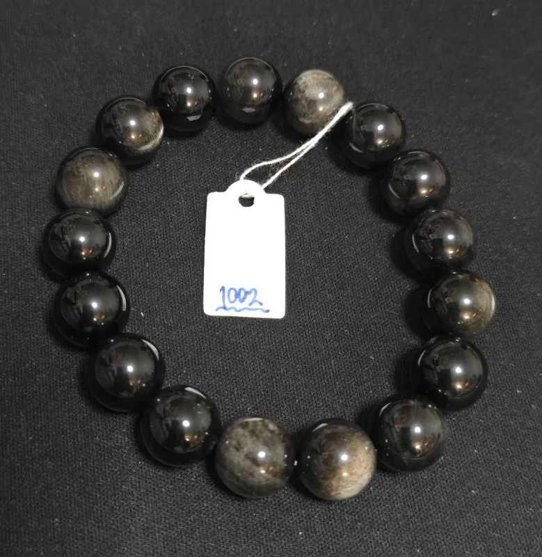 Silver Sheen Obsidian (ออบซิเดียนเงิน)