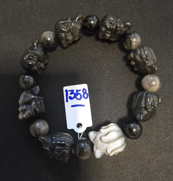 Silver Sheen Obsidian (ออบซิเดียนเงิน)