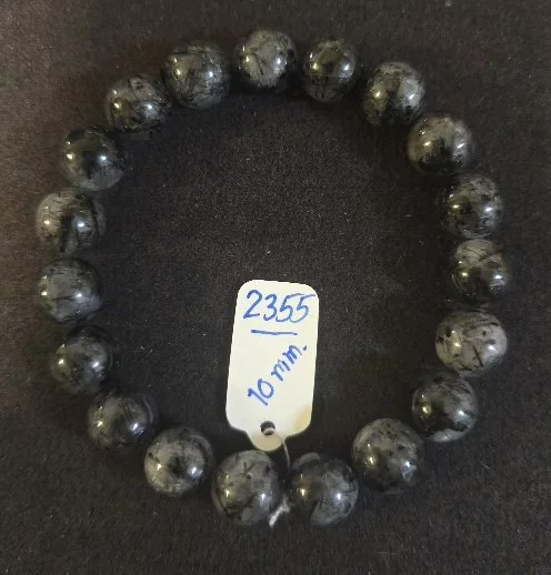 Black Rutilated Quartz (ควอตซ์ไหมสีดำ)