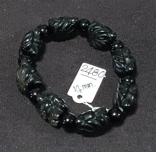 Silver Sheen Obsidian (ออบซิเดียนเงิน)