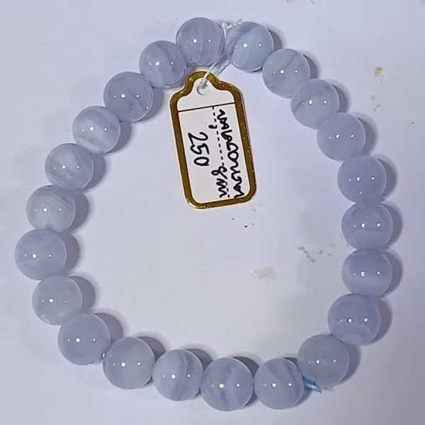 Blue Lace Agate (บลู เลซ อาเกต)