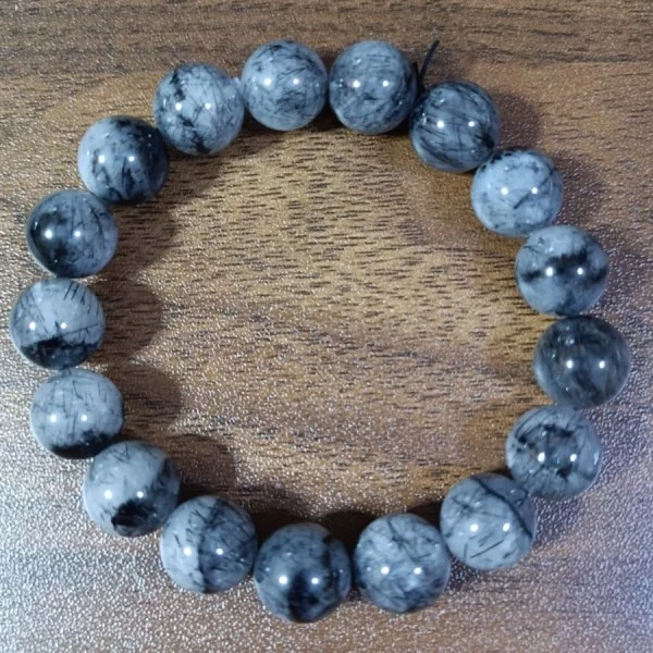 Black Rutilated Quartz (ควอตซ์ไหมสีดำ)