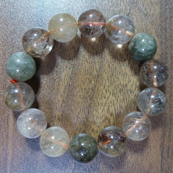 Rutilated Quartz 5 Colors (ไหม 5 สี)