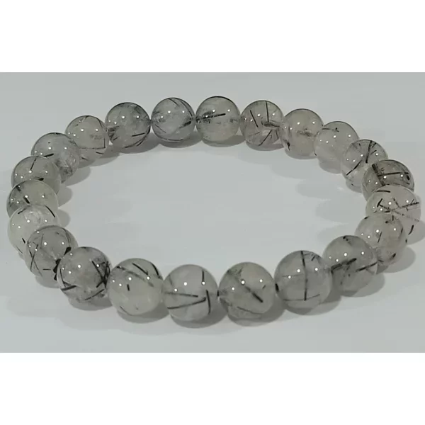 Black Rutilated Quartz (ควอตซ์ไหมสีดำ)